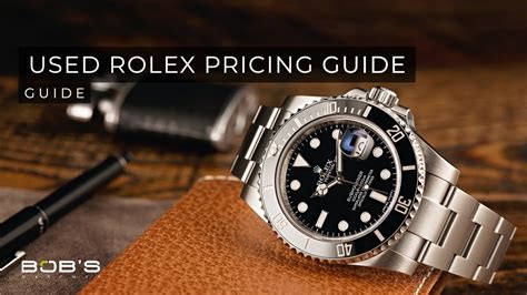 rolex watch used price|used rolex price guide.